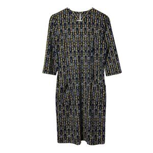 J. Mclaughlin catalyst catalina knot chain print dress womens M